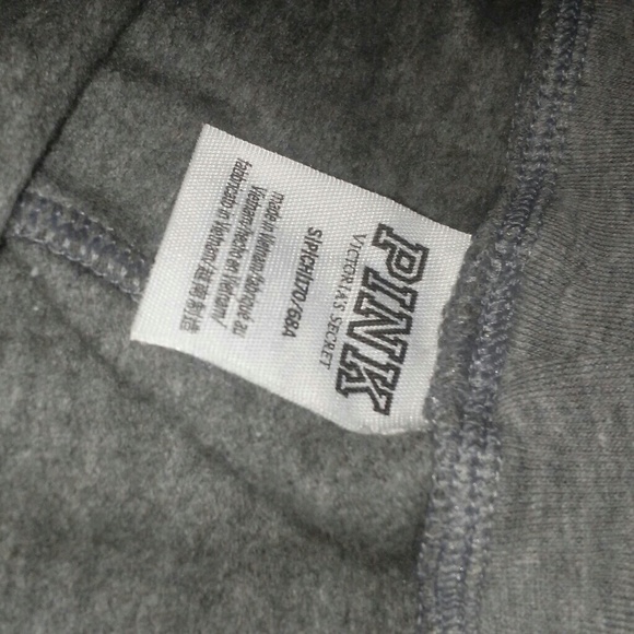 Pink Victoria's secret brand sweat pants gray - Picture 3 of 3